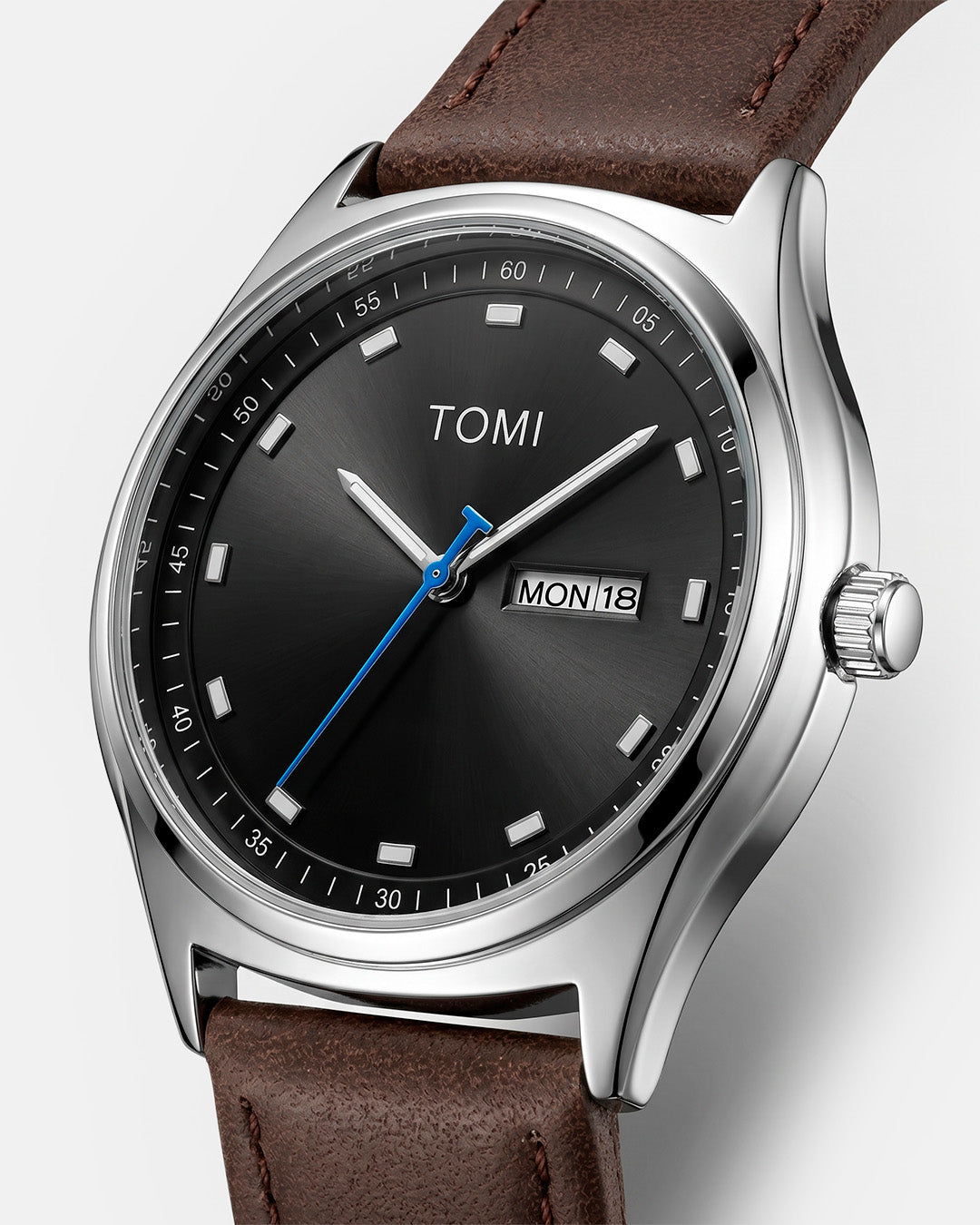TOMI Chronos 40mm - Steel Brown